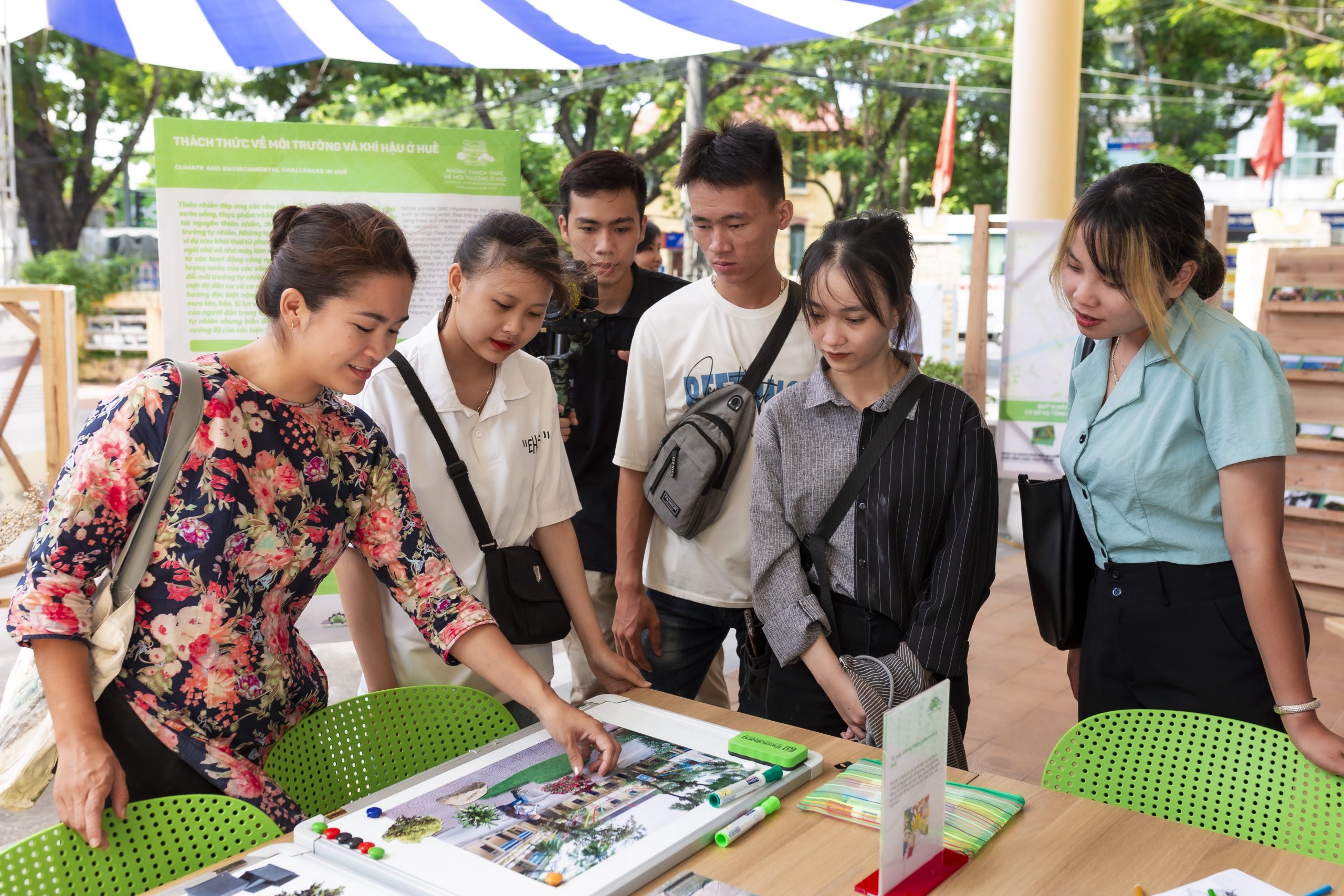The Opening of the GreenCityLabHuế Exhibition was a great Success