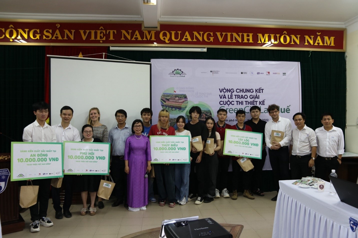 The Winning Initiatives from the Design Competition of “Hue Initiatives – Green Space, Green City”